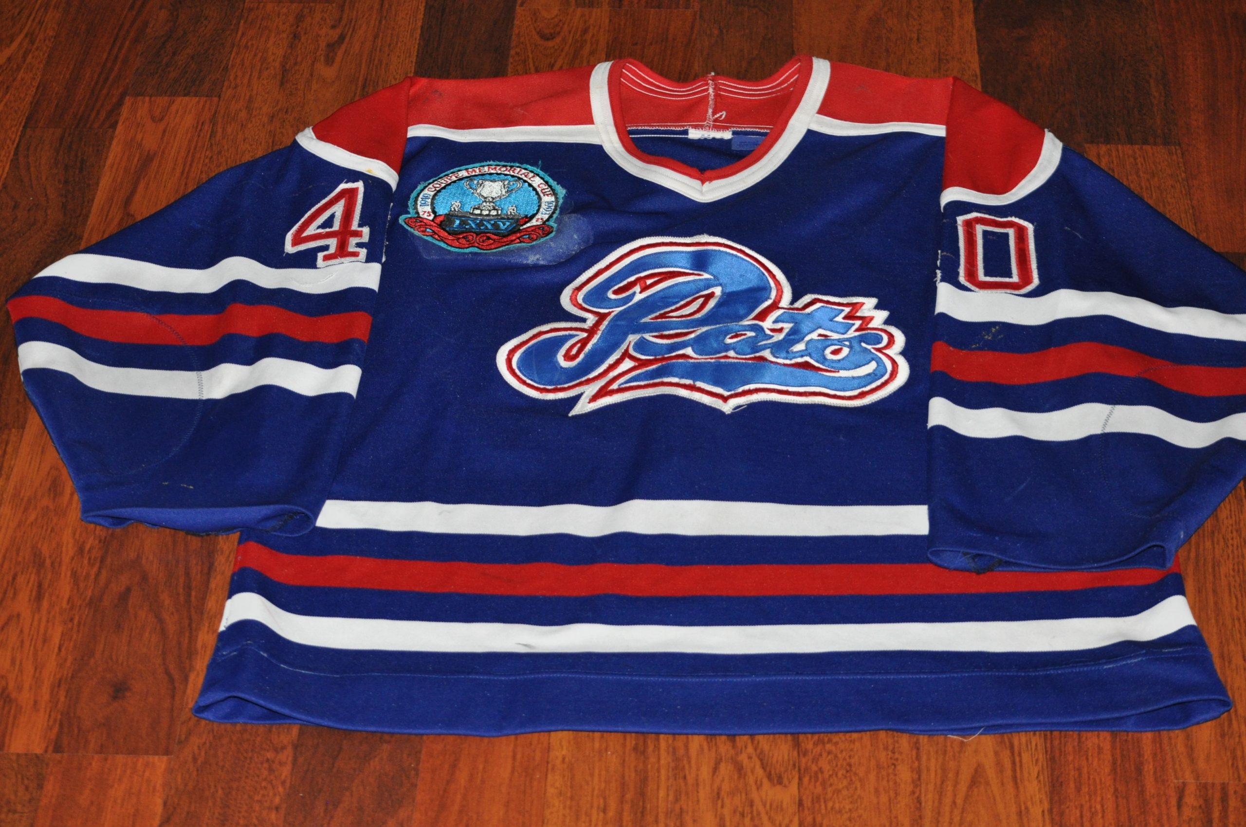 1995 Regina Pats #12 Joey Bouvier – Hockey Jersey